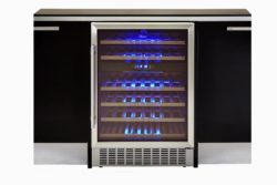 Hostess HW46MA 46 Bottle Wine Cabinet - Black